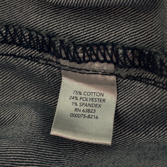 Size 16W Christopher CJ Banks Skirt Denim Long Midi Blue - Picture 4 of 4